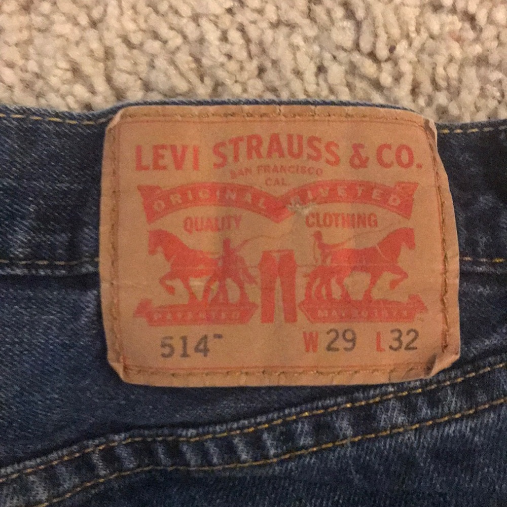Boys Levi Jeans 514 size 29/32